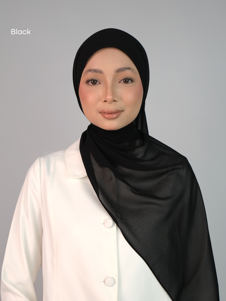 Thea Basic Chiffon Shawl