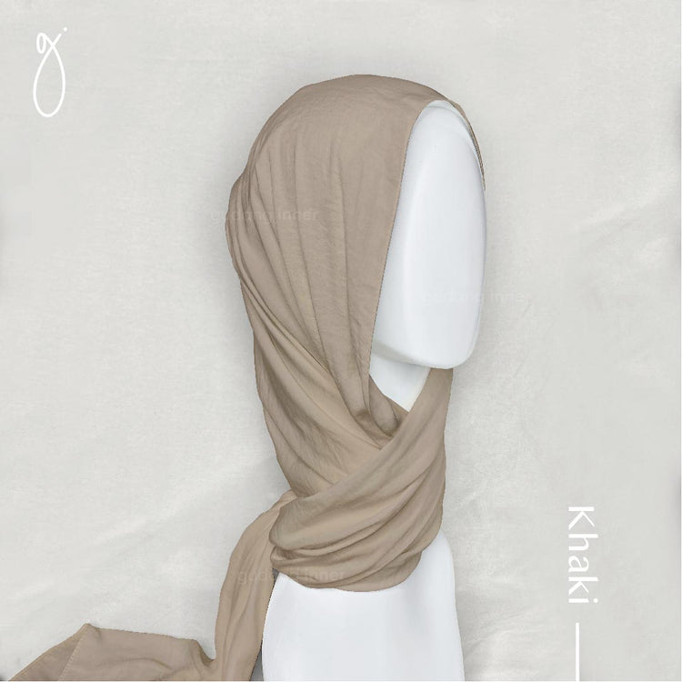 Dena Shawl Satin Crepe