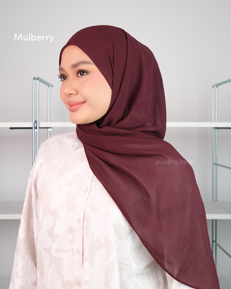 Thena Chiffon Shawl (Hoodie)